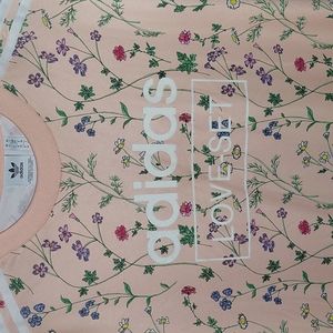 Adidas women's small pink floral dress